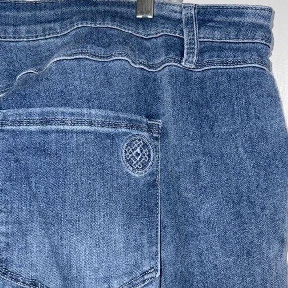 Laurie Felt Daisy Denim Boyfriend Jeans 24W Dark Wash Stretch Cotton Blend Women - Picture 11 of 13